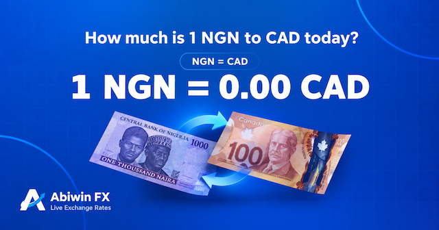 How much is 1 Canadian Dollar in Naira today