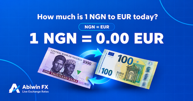 Euro to Naira Rate Today: EUR/NGN Black Market and Official Rate